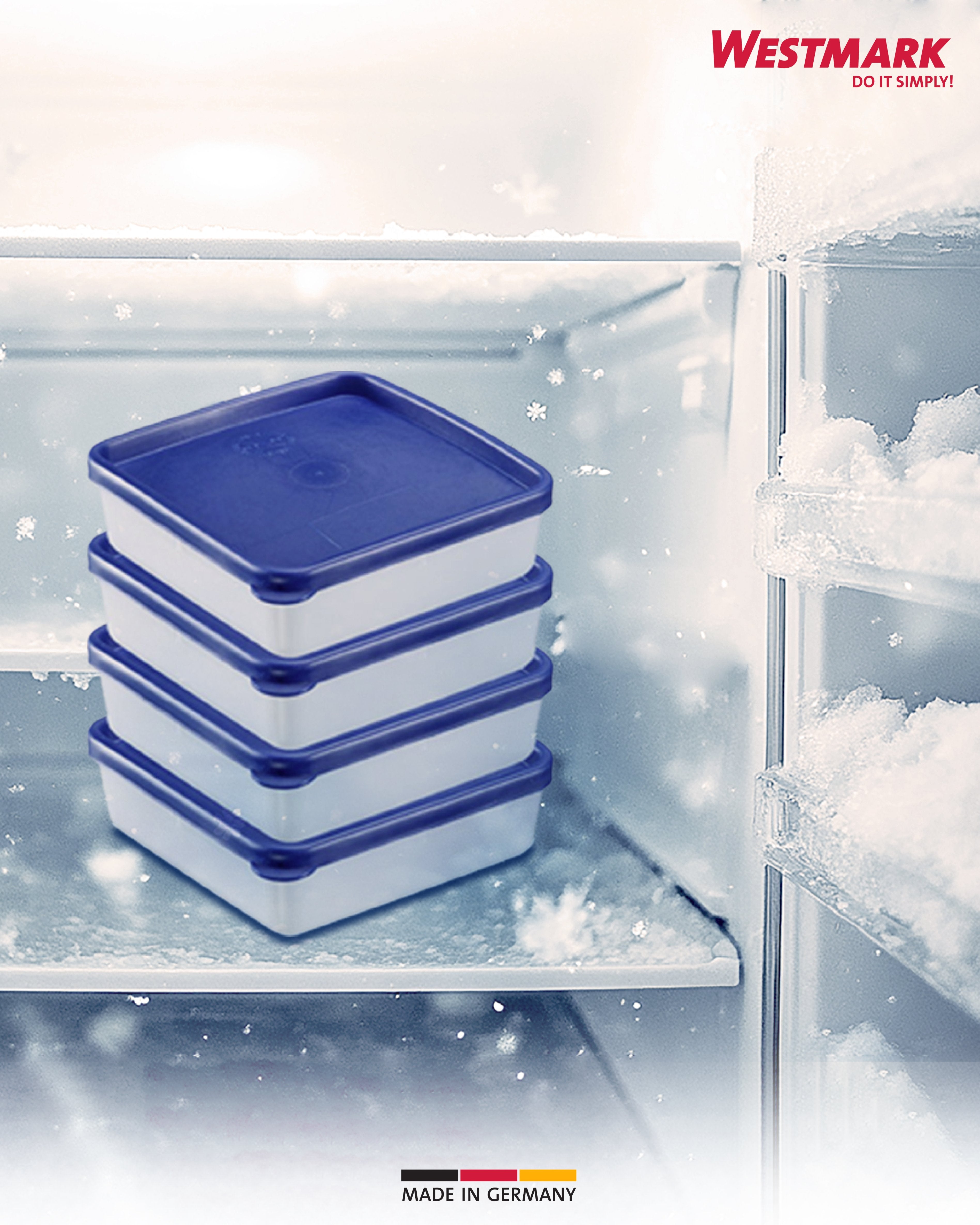 Westmark Freezer Container Set 4PC 0.25L